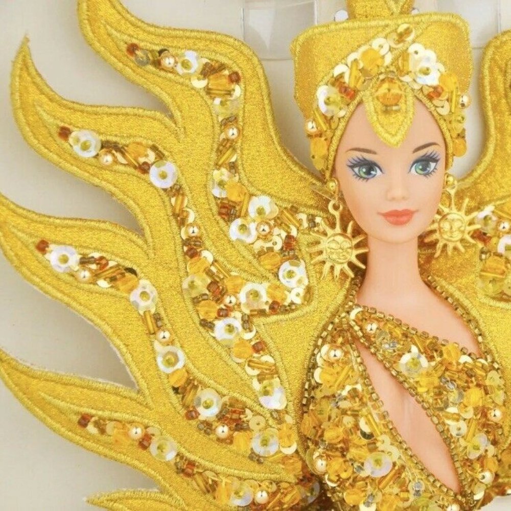new Mattel Barbie Goddess of the Sun Doll by Designer Bob Mackie ... circa 1996 - Picture 2 of 10